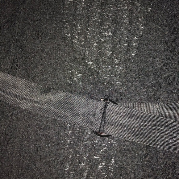 3/4 length sleeve cardigan with belt - Picture 2 of 3